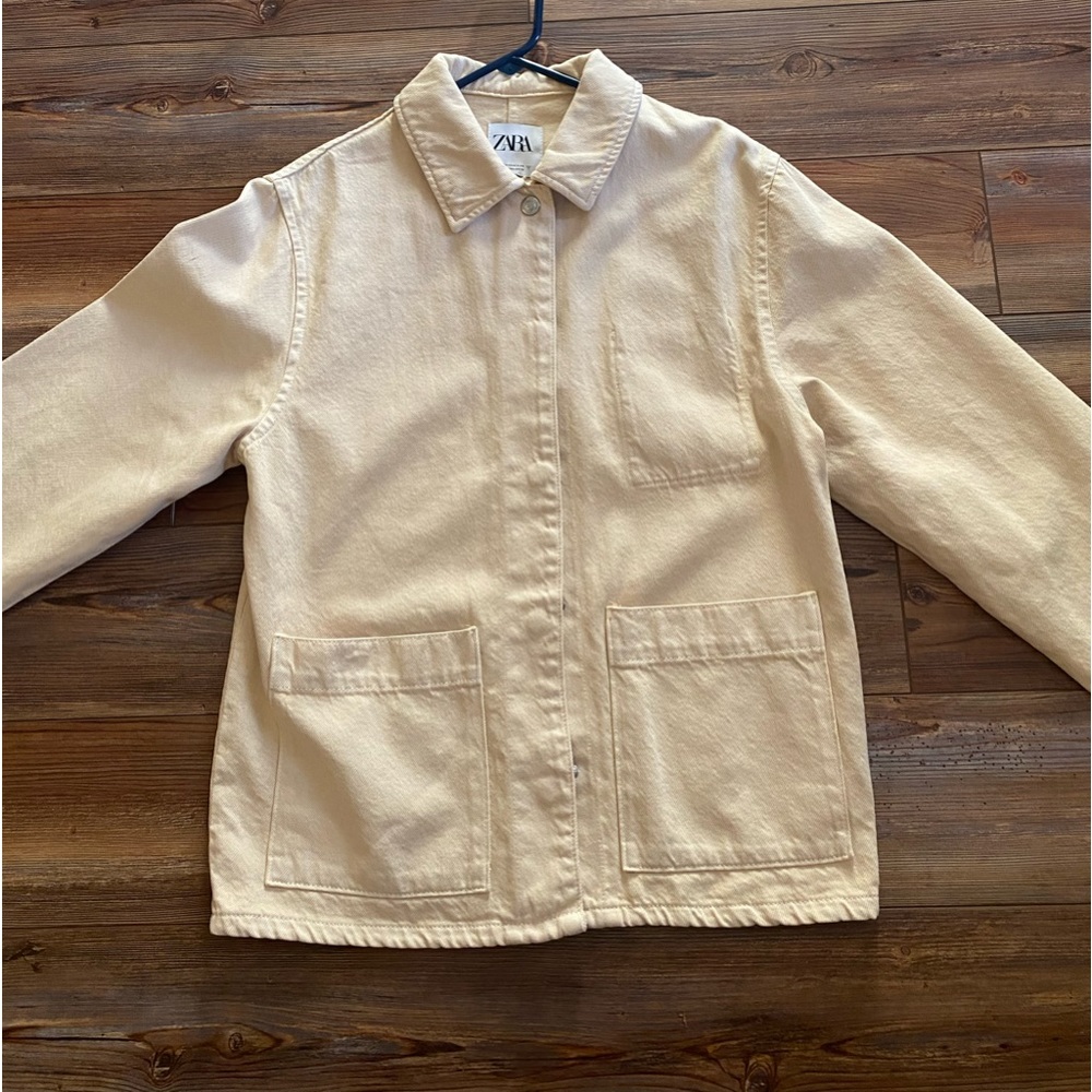 Zara Beige Overshirt NWT